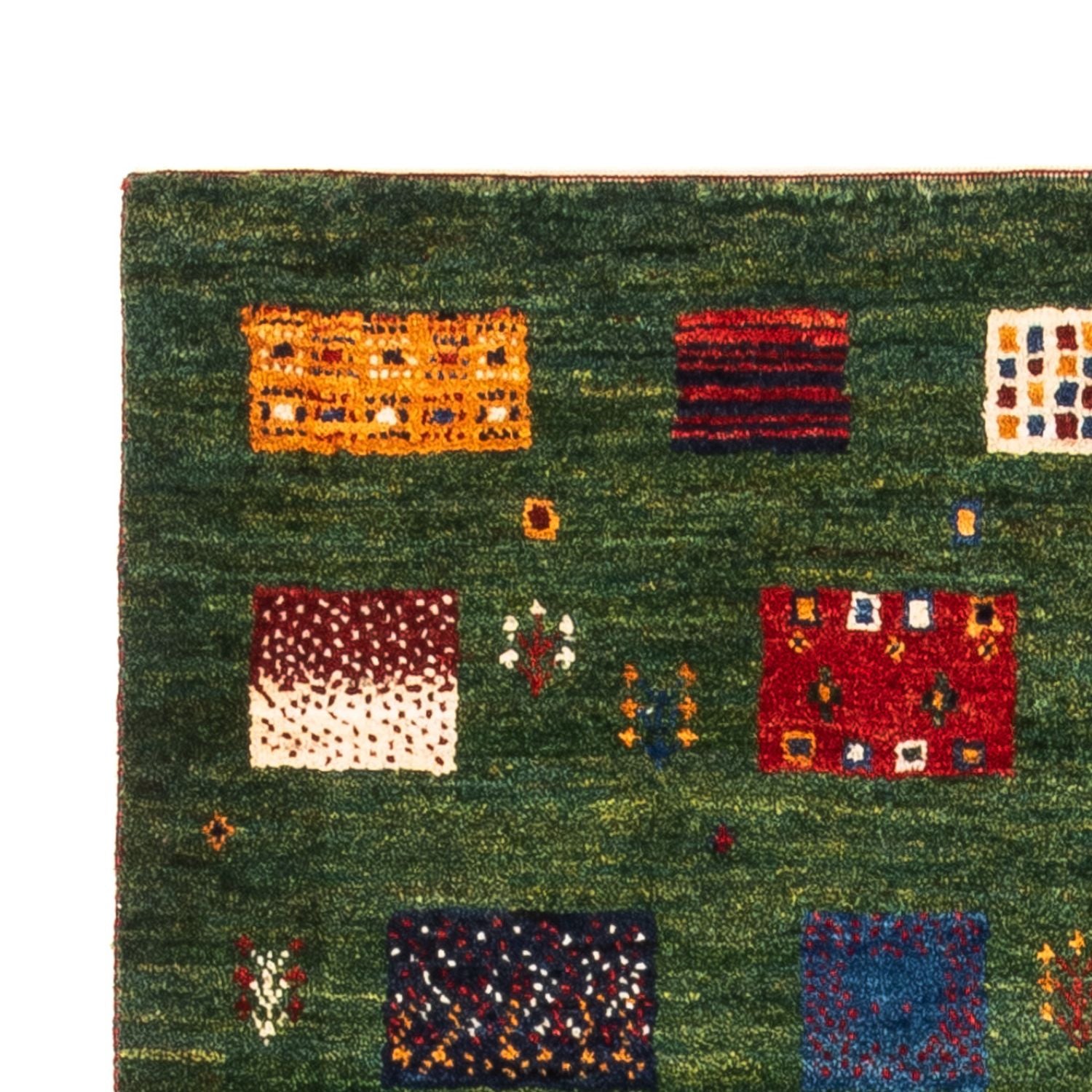 Gabbeh Tæppe - Loribaft Persisk - Royal - 129 x 88 cm - flerfarvet