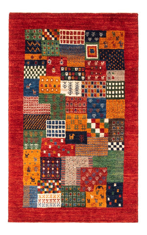 Gabbeh Tæppe - Loribaft Persisk - Royal - 125 x 80 cm - flerfarvet