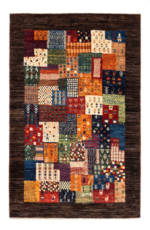 Gabbeh Tæppe - Loribaft Persisk - Royal - 128 x 86 cm - flerfarvet