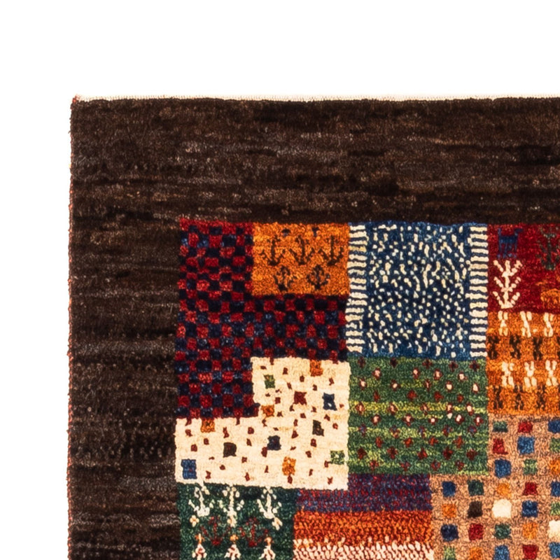 Gabbeh Tæppe - Loribaft Persisk - Royal - 128 x 86 cm - flerfarvet