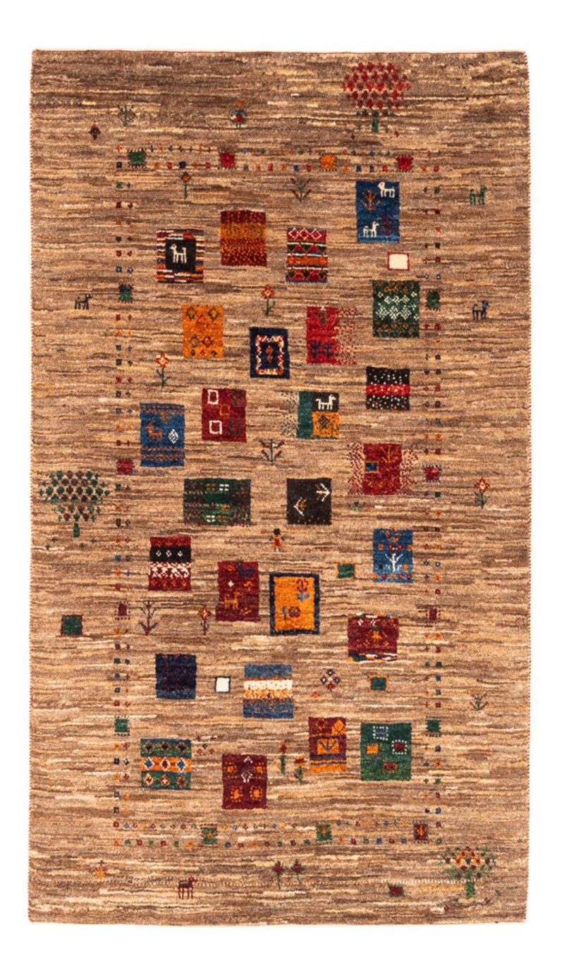 Gabbeh Tæppe - Loribaft Persisk - Royal - 135 x 84 cm - flerfarvet