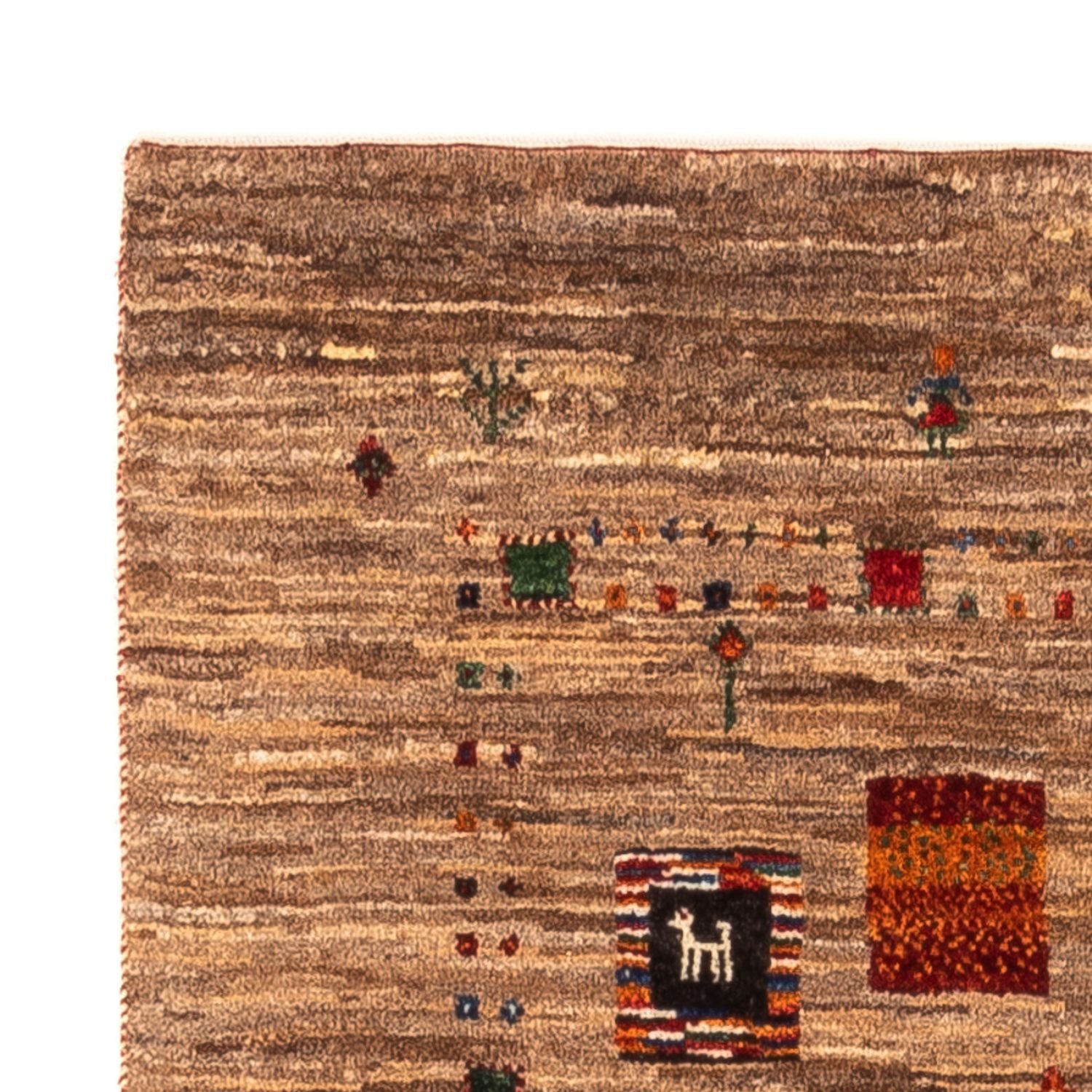 Gabbeh Tæppe - Loribaft Persisk - Royal - 135 x 84 cm - flerfarvet