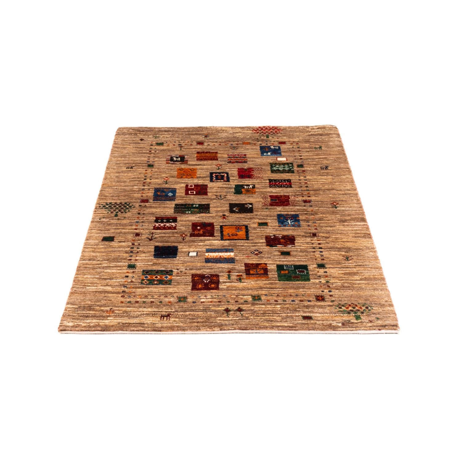 Gabbeh Tæppe - Loribaft Persisk - Royal - 135 x 84 cm - flerfarvet