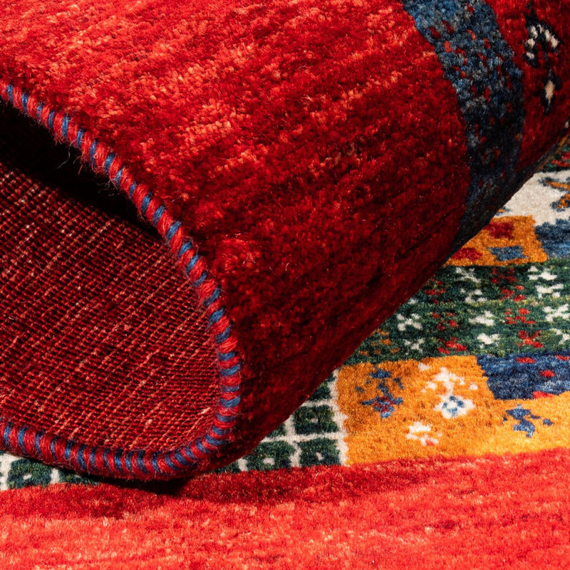 Gabbeh Tæppe - Loribaft Persisk - Royal - 122 x 82 cm - flerfarvet