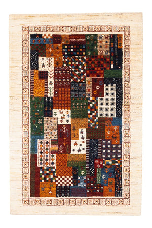 Gabbeh Tæppe - Loribaft Persisk - Royal - 125 x 82 cm - flerfarvet