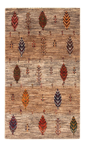 Gabbeh Tæppe - Loribaft Persisk - Royal - 133 x 83 cm - grå