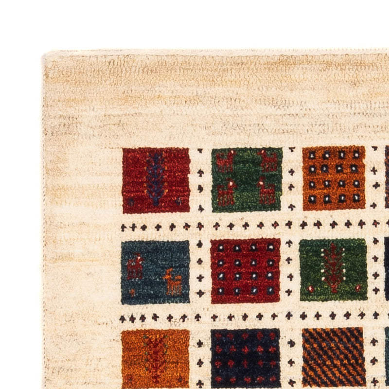 Gabbeh Tæppe - Loribaft Persisk - Royal - 112 x 80 cm - flerfarvet