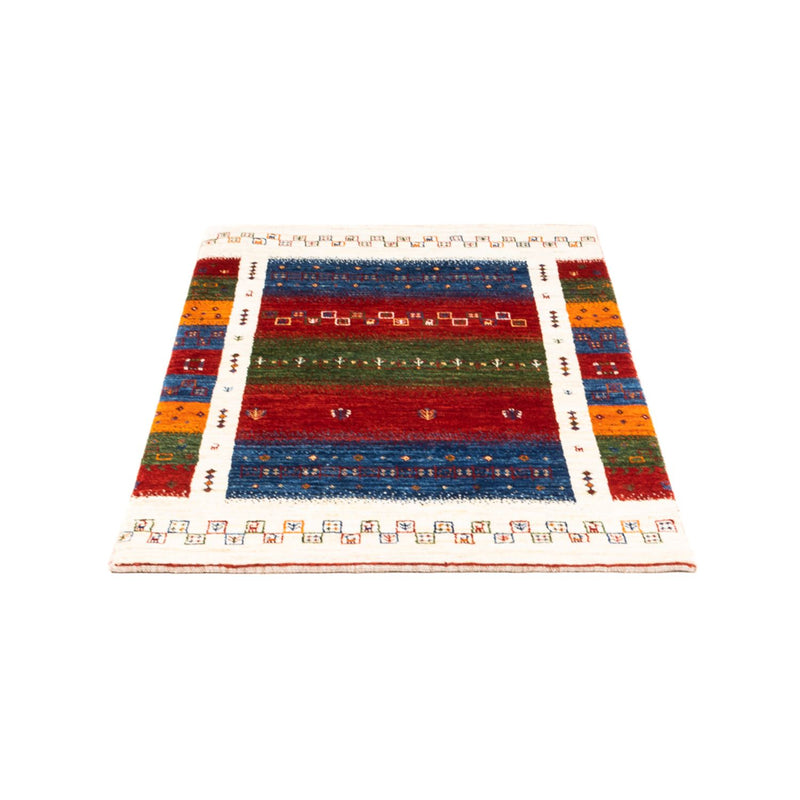Gabbeh Tæppe - Loribaft Persisk - Royal - 122 x 82 cm - flerfarvet