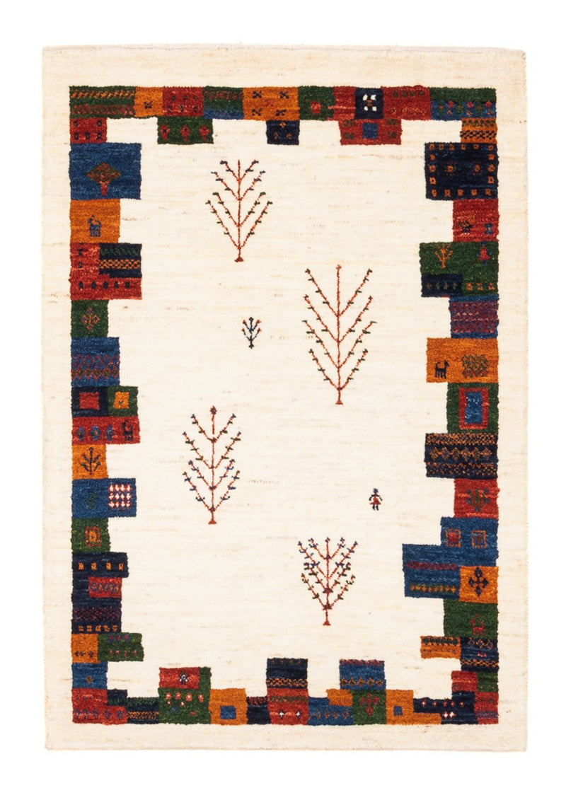 Gabbeh Tæppe - Loribaft Persisk - Royal - 120 x 84 cm - flerfarvet