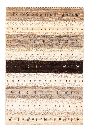 Gabbeh Tæppe - Loribaft Persisk - Royal - 121 x 84 cm - flerfarvet