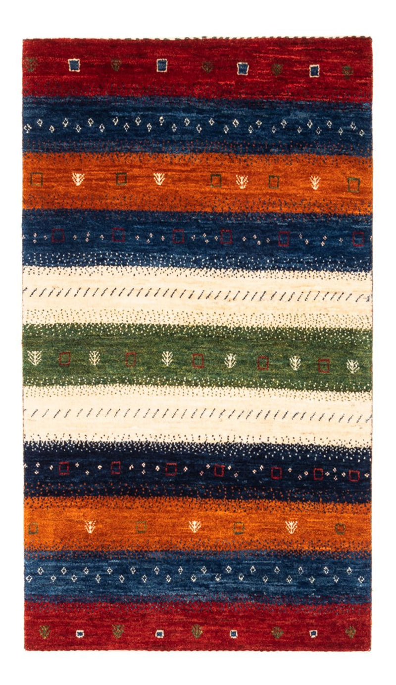 Gabbeh Tæppe - Loribaft Persisk - Royal - 140 x 85 cm - flerfarvet