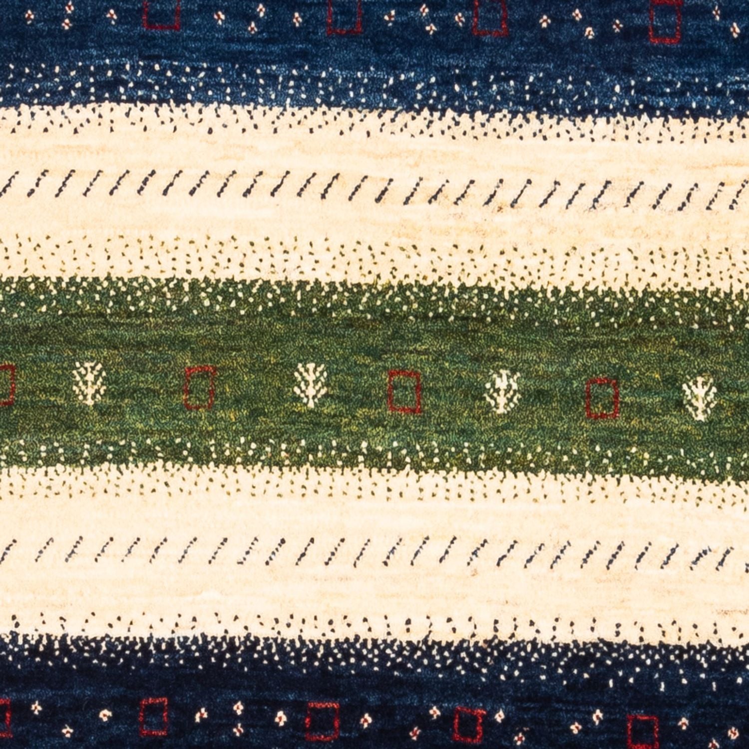 Gabbeh Tæppe - Loribaft Persisk - Royal - 140 x 85 cm - flerfarvet