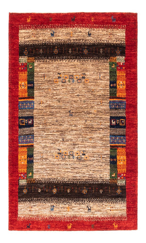 Gabbeh Tæppe - Loribaft Persisk - Royal - 130 x 87 cm - grå