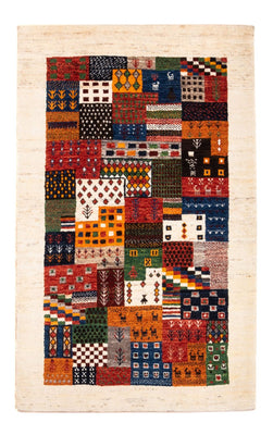 Gabbeh Tæppe - Loribaft Persisk - Royal - 131 x 84 cm - flerfarvet