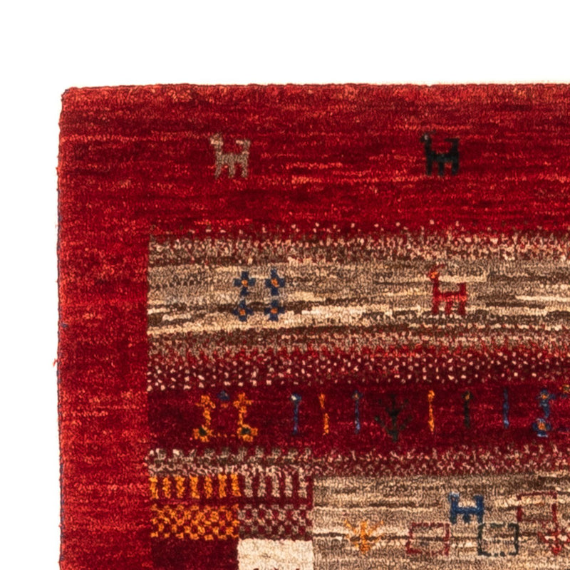 Gabbeh Tæppe - Loribaft Persisk - Royal - 140 x 83 cm - flerfarvet