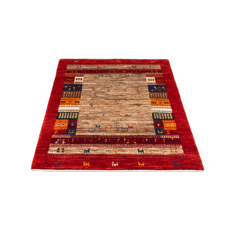 Gabbeh Tæppe - Loribaft Persisk - Royal - 140 x 83 cm - flerfarvet