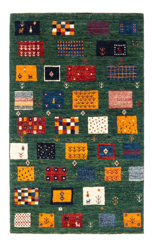 Gabbeh Tæppe - Loribaft Persisk - Royal - 125 x 80 cm - flerfarvet