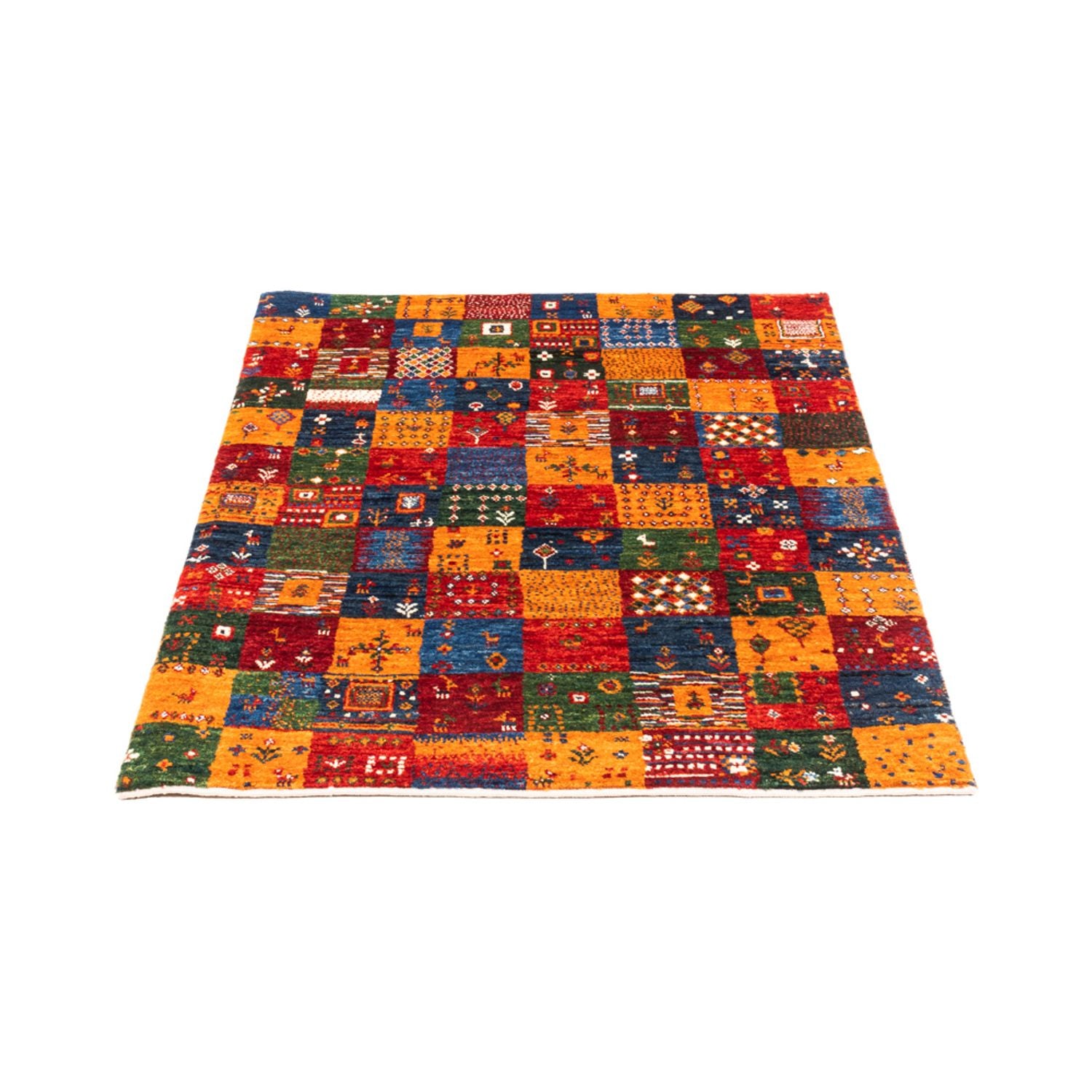 Gabbeh Tæppe - Loribaft Persisk - Royal - 119 x 85 cm - flerfarvet