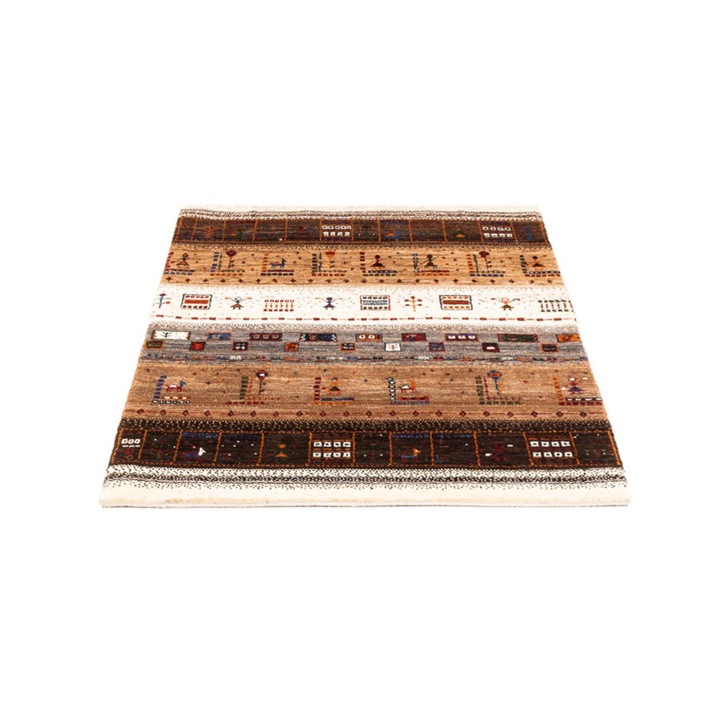 Gabbeh Tæppe - Loribaft Persisk - Royal - 124 x 85 cm - flerfarvet