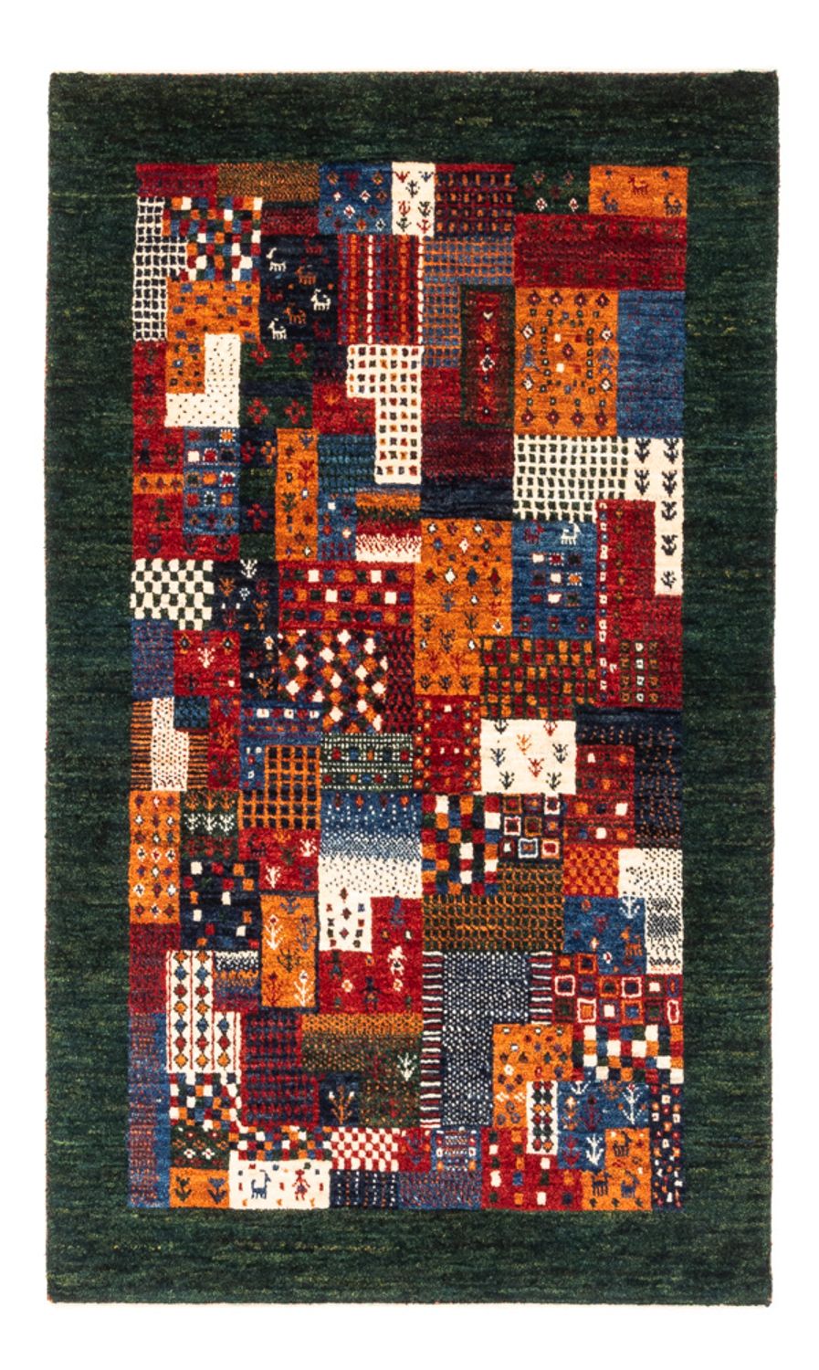 Gabbeh Tæppe - Loribaft Persisk - Royal - 133 x 83 cm - flerfarvet