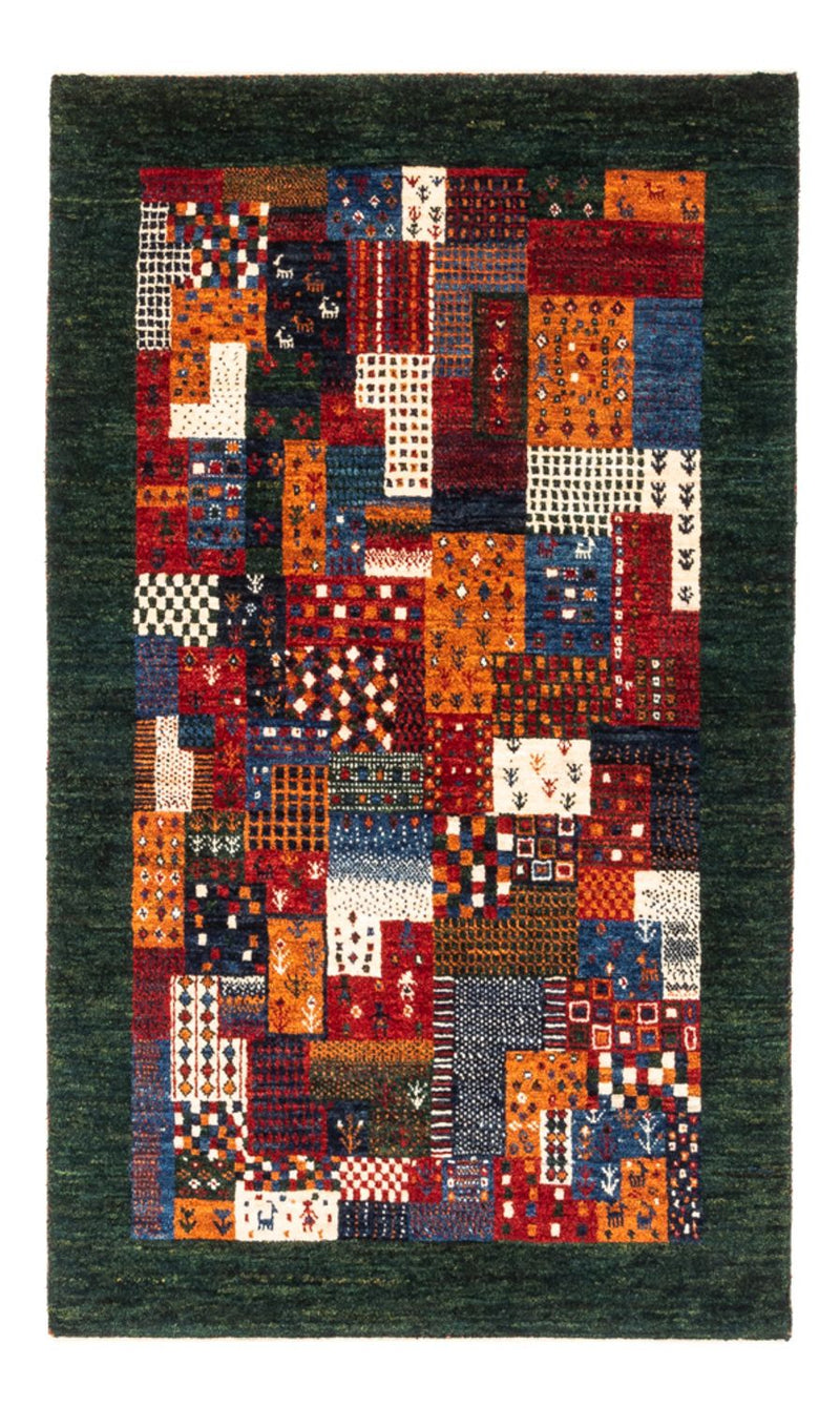 Gabbeh Tæppe - Loribaft Persisk - Royal - 133 x 83 cm - flerfarvet