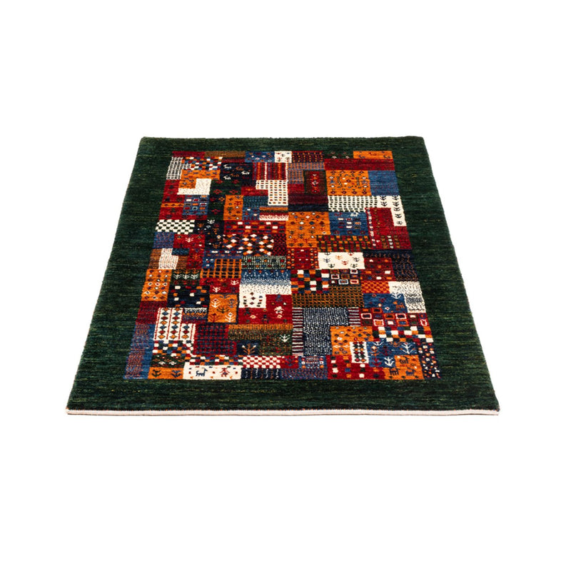 Gabbeh Tæppe - Loribaft Persisk - Royal - 133 x 83 cm - flerfarvet