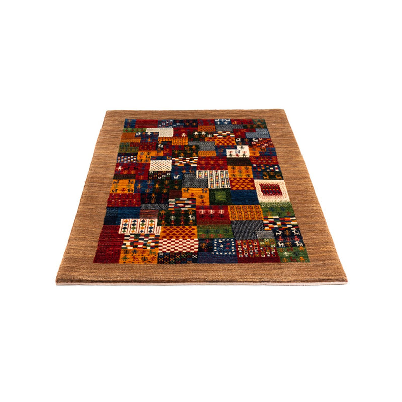 Gabbeh Tæppe - Loribaft Persisk - Royal - 134 x 88 cm - flerfarvet
