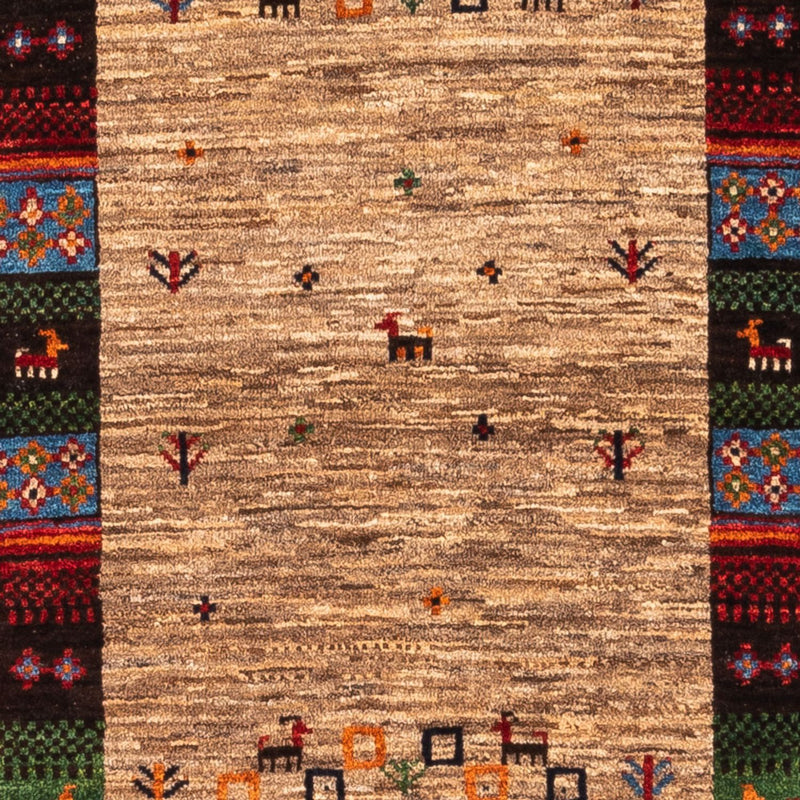 Gabbeh Tæppe - Loribaft Persisk - Royal - 125 x 87 cm - flerfarvet