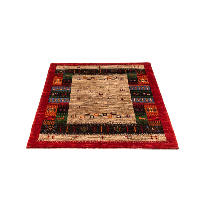 Gabbeh Tæppe - Loribaft Persisk - Royal - 125 x 87 cm - flerfarvet