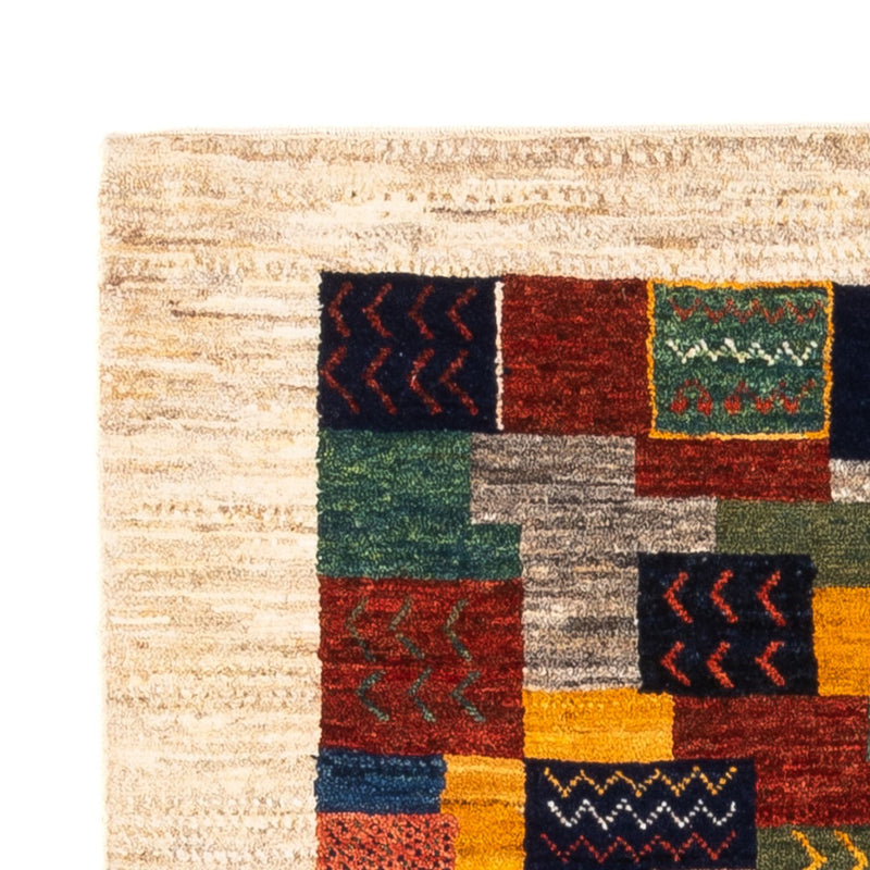 Gabbeh Tæppe - Loribaft Persisk - Royal - 114 x 85 cm - flerfarvet