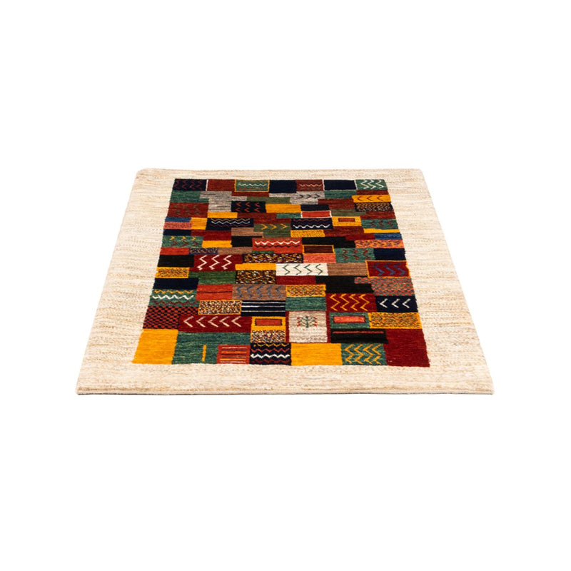 Gabbeh Tæppe - Loribaft Persisk - Royal - 114 x 85 cm - flerfarvet