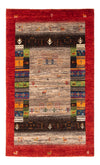 Loribaft Tæppe 80x128cm - Perserteppich Wollteppich - Rektangulær / Flerfarvet / 80 x 128 cm Rektangulær
