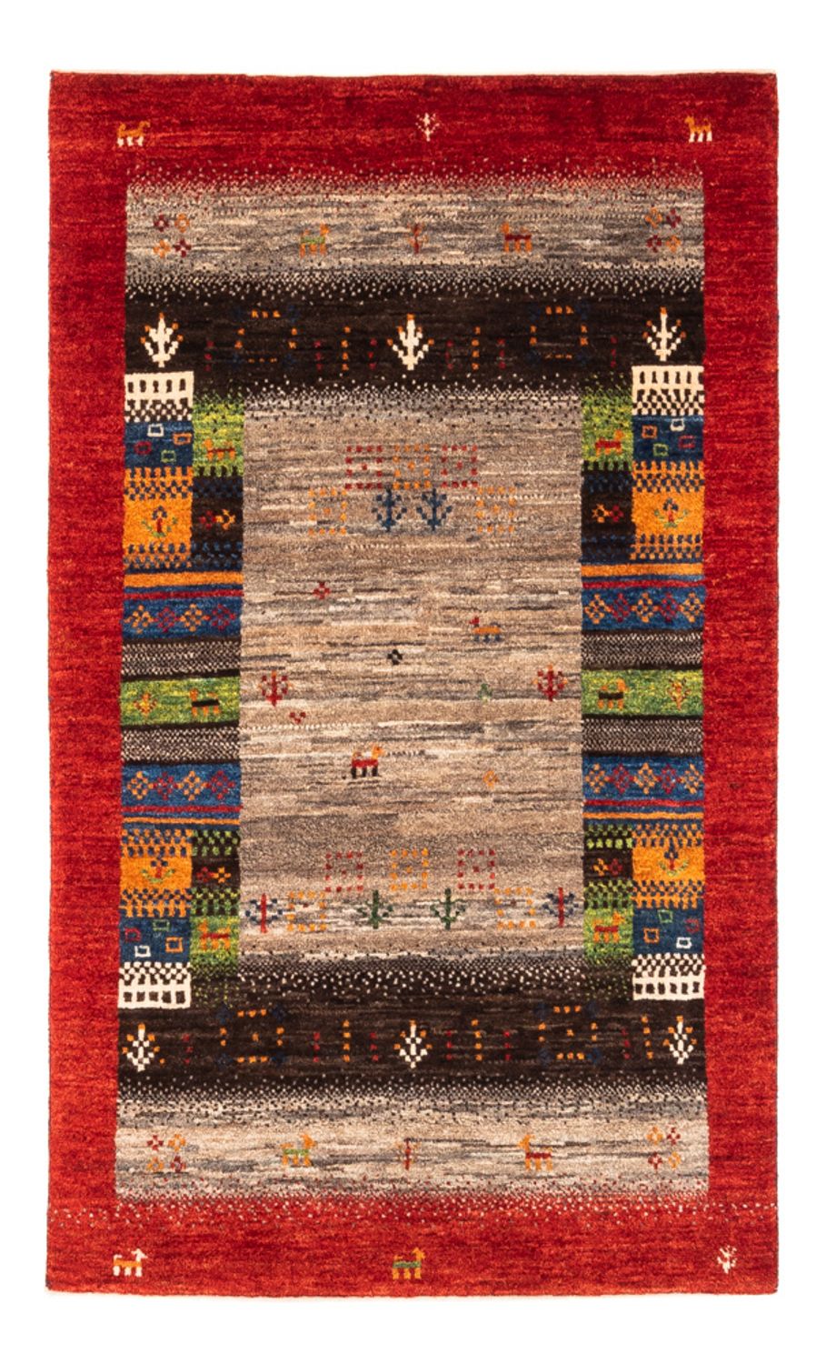 Gabbeh Tæppe - Loribaft Persisk - Royal - 128 x 80 cm - flerfarvet