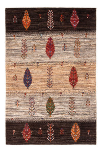 Gabbeh Tæppe - Loribaft Persisk - Royal - 126 x 85 cm - flerfarvet