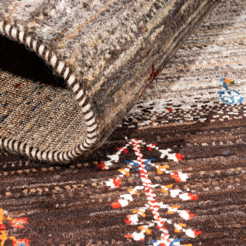 Gabbeh Tæppe - Loribaft Persisk - Royal - 126 x 85 cm - flerfarvet