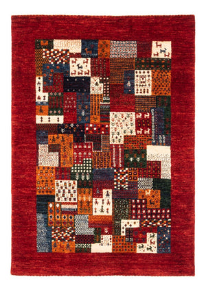 Gabbeh Tæppe - Loribaft Persisk - Royal - 120 x 85 cm - flerfarvet