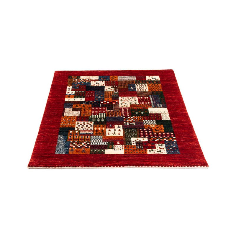 Gabbeh Tæppe - Loribaft Persisk - Royal - 120 x 85 cm - flerfarvet