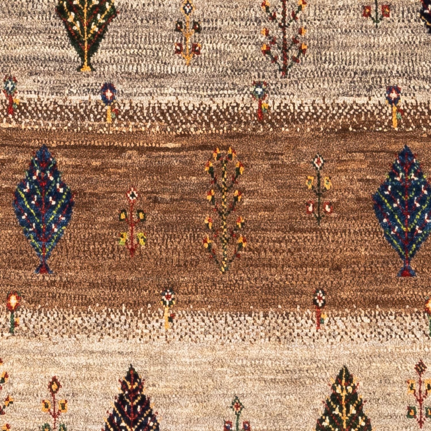 Gabbeh Tæppe - Loribaft Persisk - Royal - 130 x 84 cm - flerfarvet