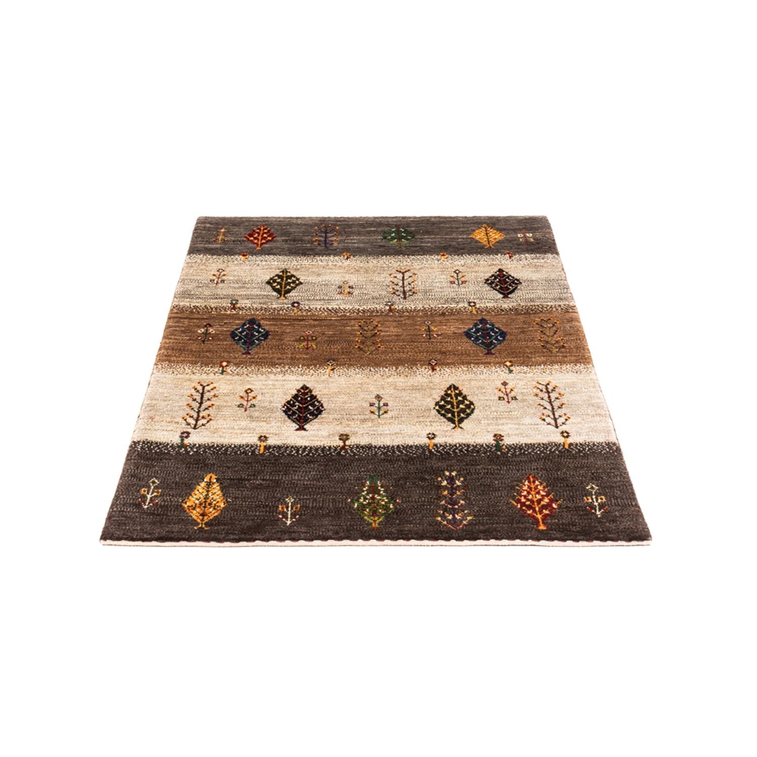 Gabbeh Tæppe - Loribaft Persisk - Royal - 130 x 84 cm - flerfarvet