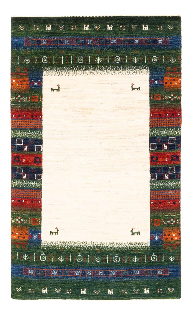 Gabbeh Tæppe - Loribaft Persisk - Royal - 132 x 83 cm - flerfarvet