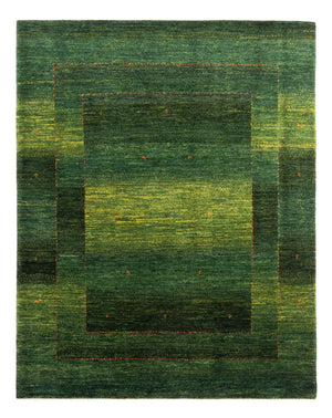 Gabbeh Tæppe - Loribaft Persisk - 191 x 153 cm - grøn