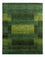 Gabbeh Tæppe - Loribaft Persisk - 191 x 153 cm - grøn