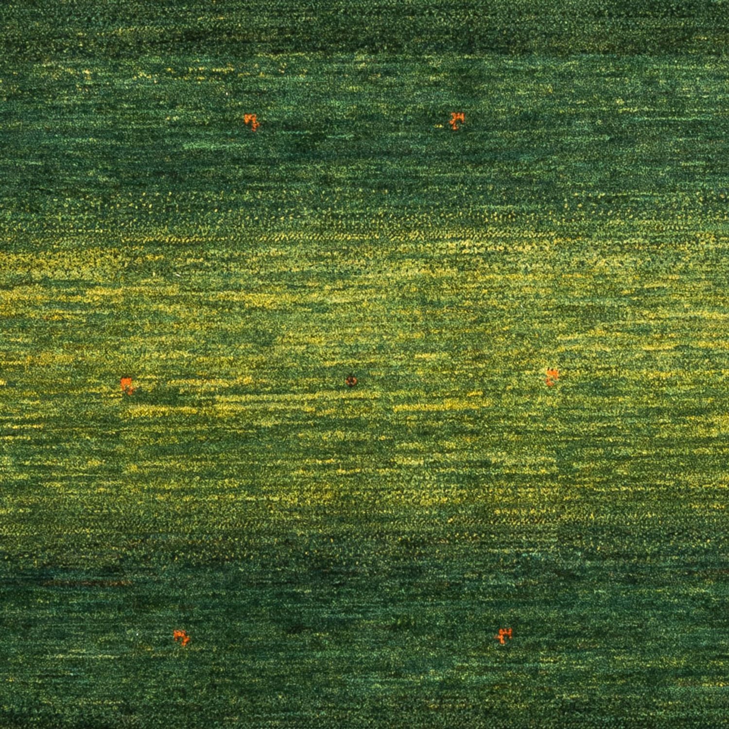 Gabbeh Tæppe - Loribaft Persisk - 191 x 153 cm - grøn