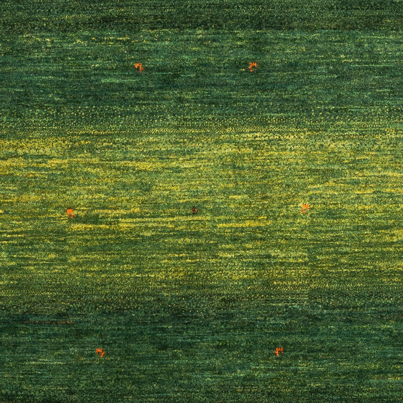 Gabbeh Tæppe - Loribaft Persisk - 191 x 153 cm - grøn