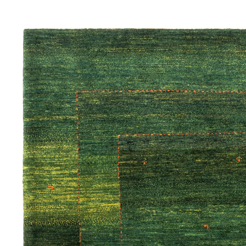Gabbeh Tæppe - Loribaft Persisk - 191 x 153 cm - grøn