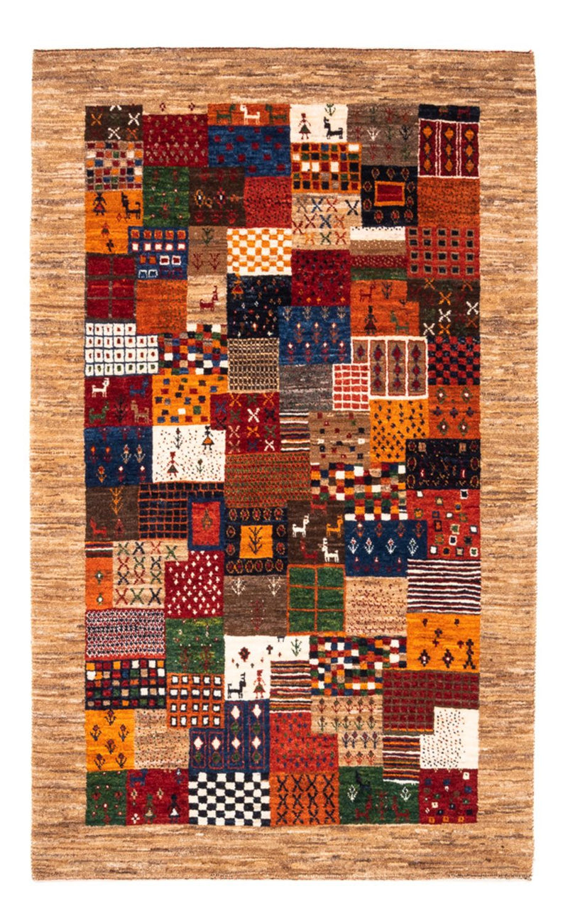 Gabbeh Tæppe - Loribaft Persisk - Royal - 145 x 89 cm - flerfarvet