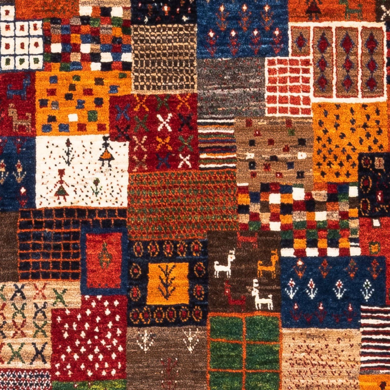Gabbeh Tæppe - Loribaft Persisk - Royal - 145 x 89 cm - flerfarvet