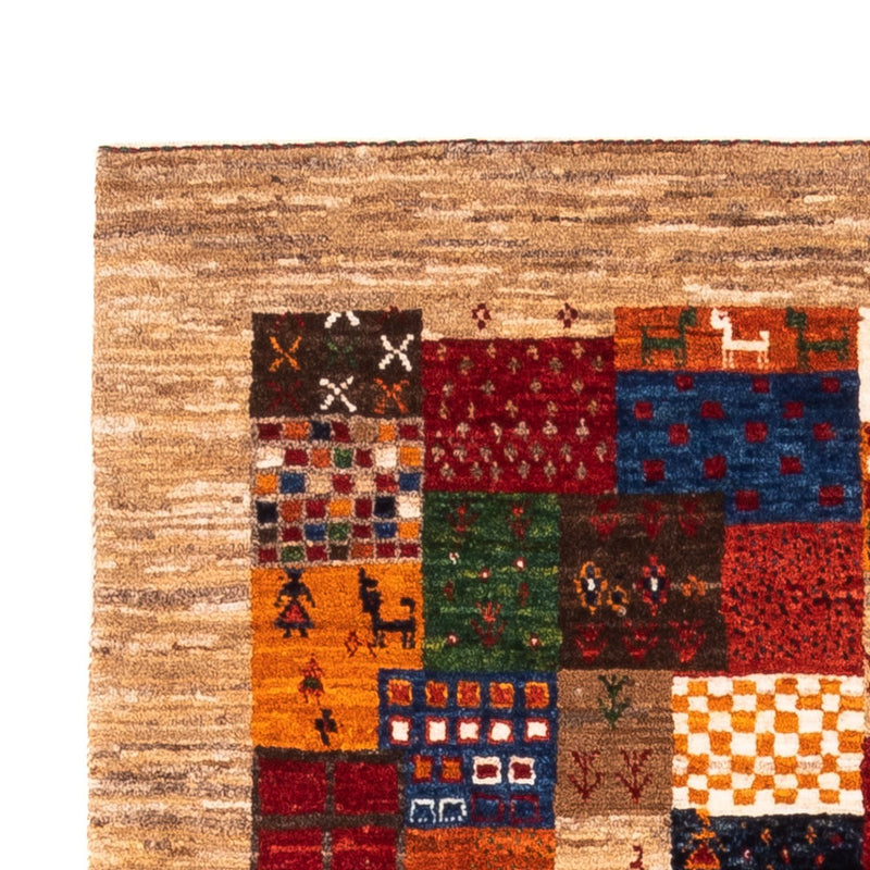 Gabbeh Tæppe - Loribaft Persisk - Royal - 145 x 89 cm - flerfarvet