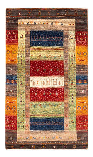 Gabbeh Tæppe - Loribaft Persisk - Royal - 145 x 90 cm - flerfarvet