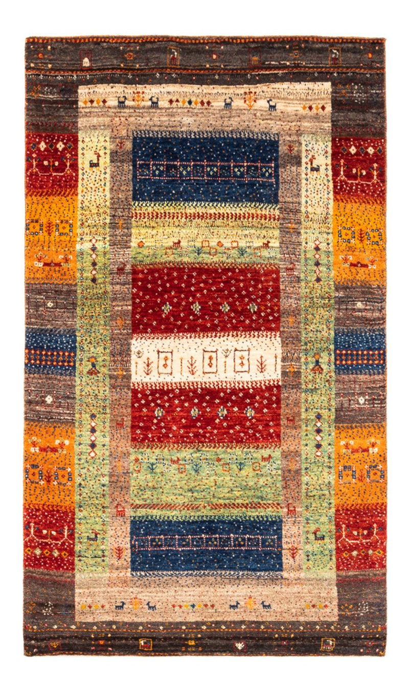 Gabbeh Tæppe - Loribaft Persisk - Royal - 145 x 90 cm - flerfarvet